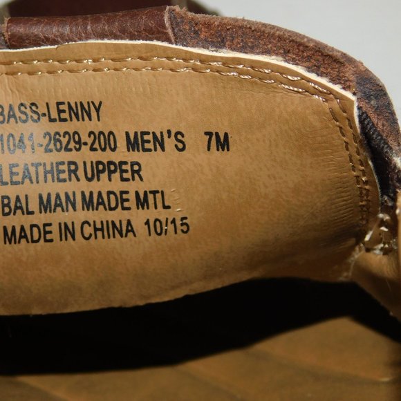 G.H. Bass & Co. Lenny Leather Slip On Loafers Men\'s Size 7M